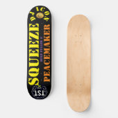 DJ ICON  SQUEEZE PEACKEMAKER8 1/4" Skateboarddek Persoonlijk Skateboard (Voorkant)