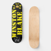 DJ ICON WINSTON BLAKE 8 1/4" Skateboard Dek (Voorkant)