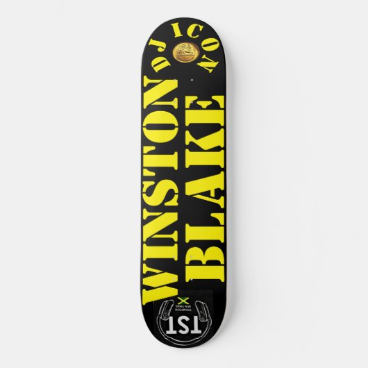 DJ ICON WINSTON BLAKE 8 1/4" Skateboard Dek (Voorkant)