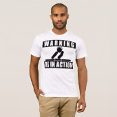 DJ in actie T-shirt (Voorkant volledig)