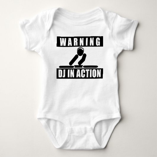DJ in actie T-shirt (Voorkant)