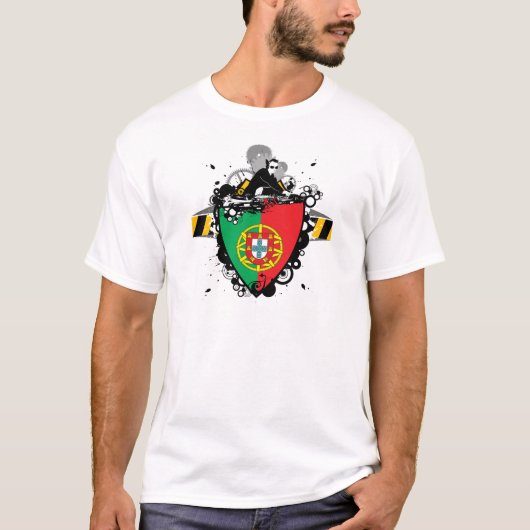 DJ in Portugal T-shirt (Voorkant)