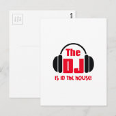 DJ IS IN HET HUIS BRIEFKAART (Voorkant / Achterkant)