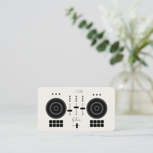 DJ Ivory Visitekaartje (Staand voorkant)