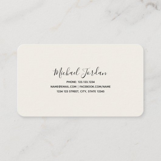 DJ Ivory Visitekaartje (Achterkant)