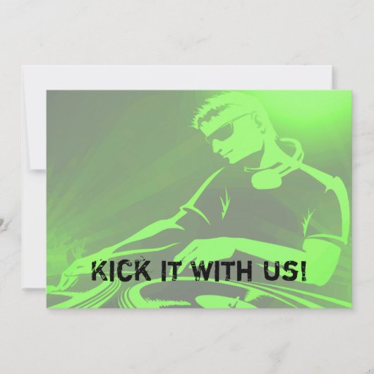 DJ Jam Set Kaart (Voorkant)