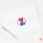 DJ & JD 2024 Trump Vance Verkiezing Sticker (Envelop)