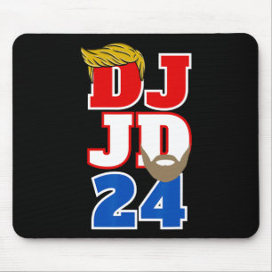 DJ JD 24 Trump Hair Vance Beard 2024 Republikeinse Muismat
