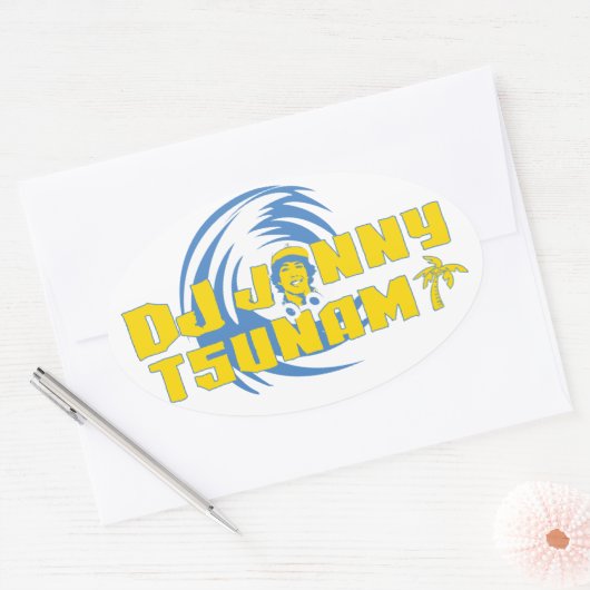 DJ Jonny Tsunami Sticker (Envelop)