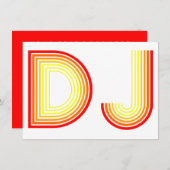  DJ KAART (Voorkant / Achterkant)