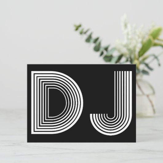  DJ KAART (Staand voorkant)