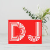  DJ KAART (Staand voorkant)