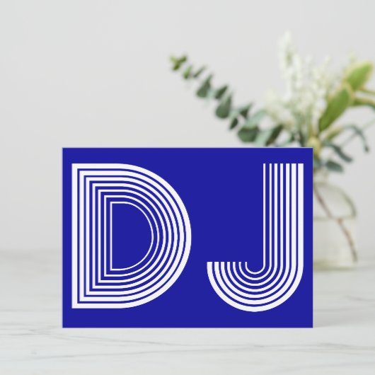 DJ KAART (Staand voorkant)