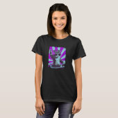 DJ Kat Disco Grappige Geluid Tech Hoofdtelefoon Te T-shirt (Voorkant volledig)