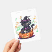 Dj kat halloween oversized T-shirt Badge (Handheld)