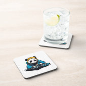 DJ Kawaii Panda Bier Onderzetter (Rechterzijde)