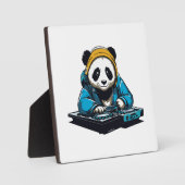 DJ Kawaii Panda Fotoplaat (Voorkant)