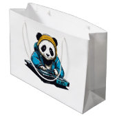 DJ Kawaii Panda Groot Cadeauzakje (Achterkant Gekanteld)