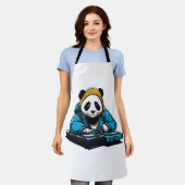 DJ Kawaii Panda Schort (Gedragen)