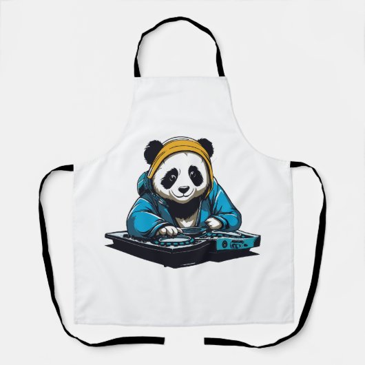 DJ Kawaii Panda Schort (Voorkant)