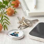 DJ Kawaii Panda Sleutelhanger (Zijkant)