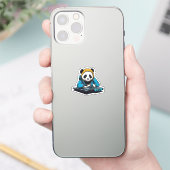 DJ Kawaii Panda Sticker (Telefoon)