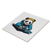 DJ Kawaii Panda Tegeltje (Zijkant)