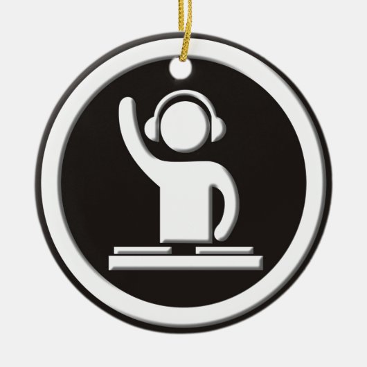 DJ KERAMISCH ORNAMENT (Voorkant)