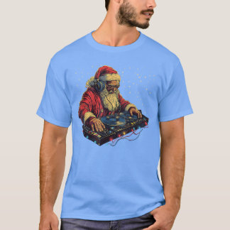 DJ Kerstman die Kersthits draait Funny Hous T-shirt
