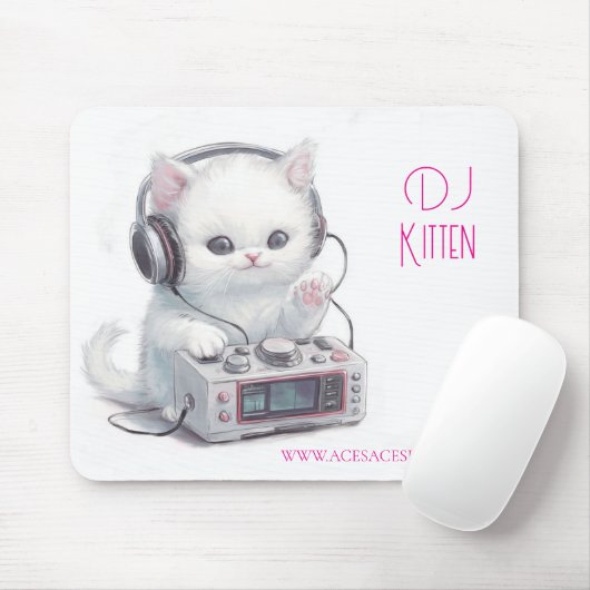 DJ Kitten Muismat (Met muis)