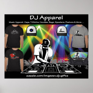 DJ-kledingposter van I'm G Clothing Poster