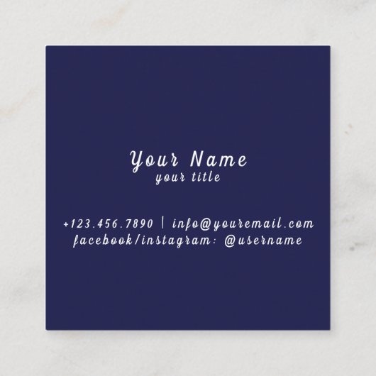 DJ Kleurrijke Neon Lights Vibrant - Opvallen Vierkante Visitekaartje (Achterkant)