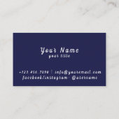 DJ Kleurrijke Neon Lights Vibrant - Opvallen Visitekaartje (Achterkant)