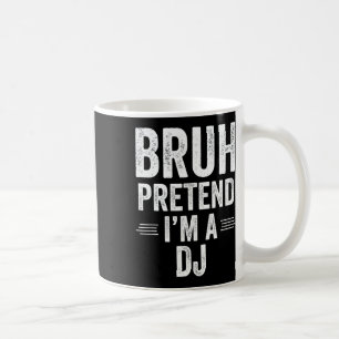 Dj kostuum Halloween Bruh doen alsof ik een DJ gra Koffiemok