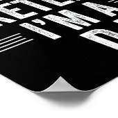 Dj kostuum Halloween Bruh doen alsof ik een DJ gra Poster (Hoek)