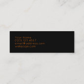 DJ label reusachtig sinaasappel in logo stijl (Achterkant)