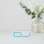 DJ label reusachtige logo stijl (Staand voorkant)