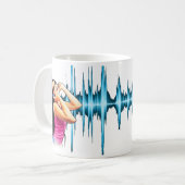 DJ Lady Red Cup Koffiemok (Voorkant links)