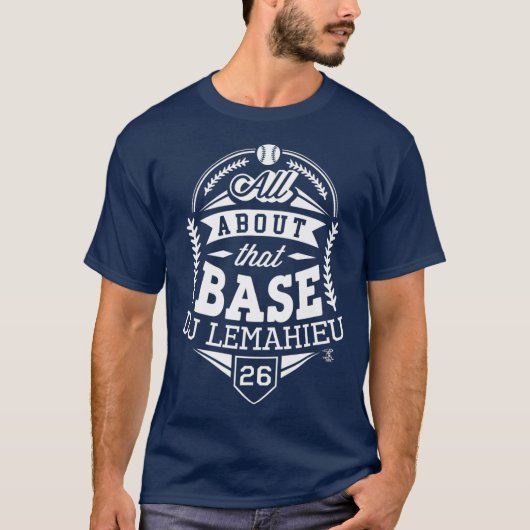DJ LeMahieu Alles over die Base Gameday Premium T-shirt (Voorkant)