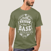 DJ LeMahieu Alles over die Base Gameday T-shirt (Voorkant)