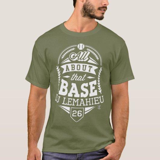 DJ LeMahieu Alles over die Base Gameday T-shirt (Voorkant)