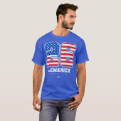 DJ LeMahieu - US Flag Number Premium T-shirt (Voorkant volledig)