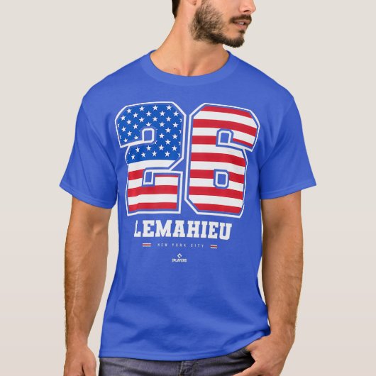 DJ LeMahieu - US Flag Number Premium T-shirt (Voorkant)
