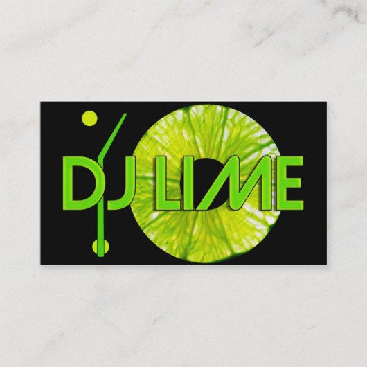 DJ LIMOEN VISITEKAARTJE (Voorkant)