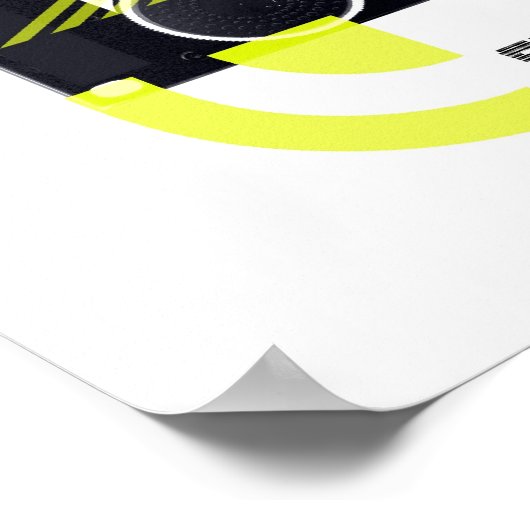 DJ-machine Poster (Hoek)