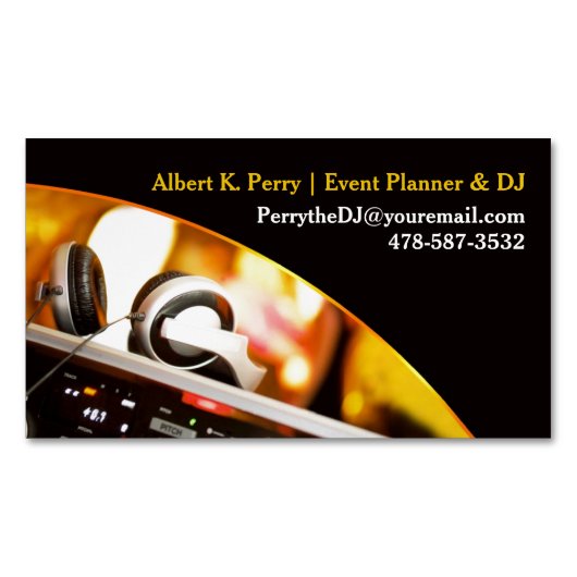 DJ MAGNETISCH VISITEKAARTJE (Voorkant)