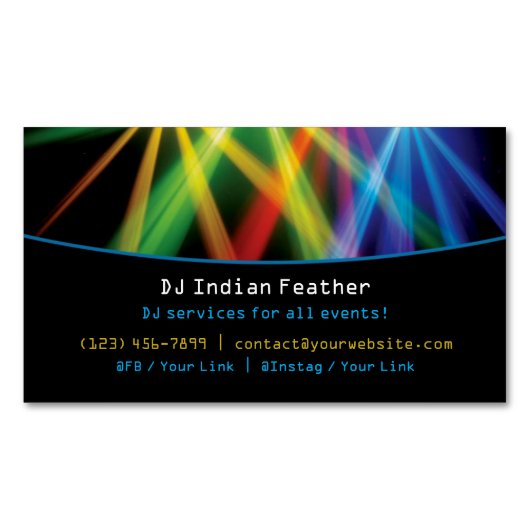 DJ MAGNETISCH VISITEKAARTJE (Voorkant)