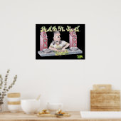 DJ-markering e g graffiti cartoon print/poster Poster (Keuken)