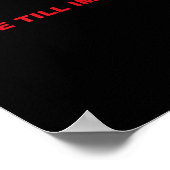 Dj Me Till Im Numb  Poster (Hoek)