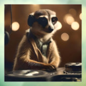 DJ Meerkat: Nummers draaien in de savanne, Raamsticker (Vel 3)